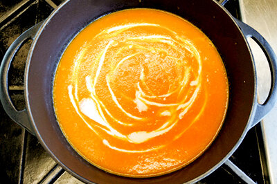 Carrot Apple and Ginger Soup (Englisch)