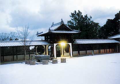 Temple gate